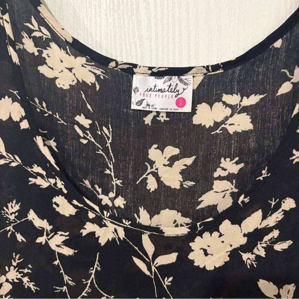 Intimately Free People‎ Floral & Lace Mini Dress/Fairycore /Boho/Babydoll Small - Picture 8 of 8